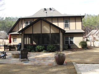 Backyard transformation in Alabaster, Al