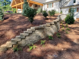 Beautiful Landscape Project Around The Entire House